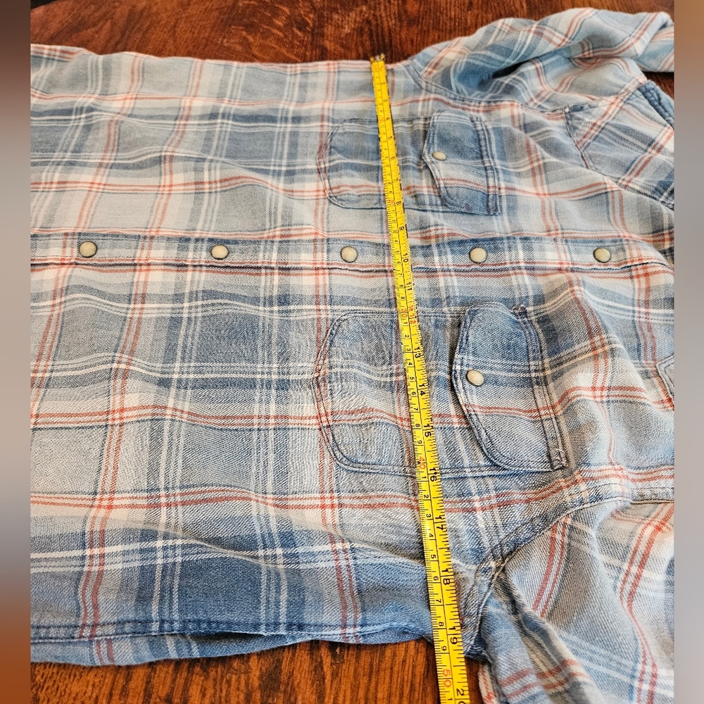 Lucky Brand Western Pearl Snap Sz S - Picture 5 of 7